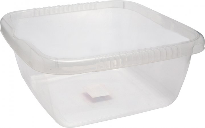 Таз IRAK PLASTIK глибокий No-4 15 л Прозорий (5234kmd)